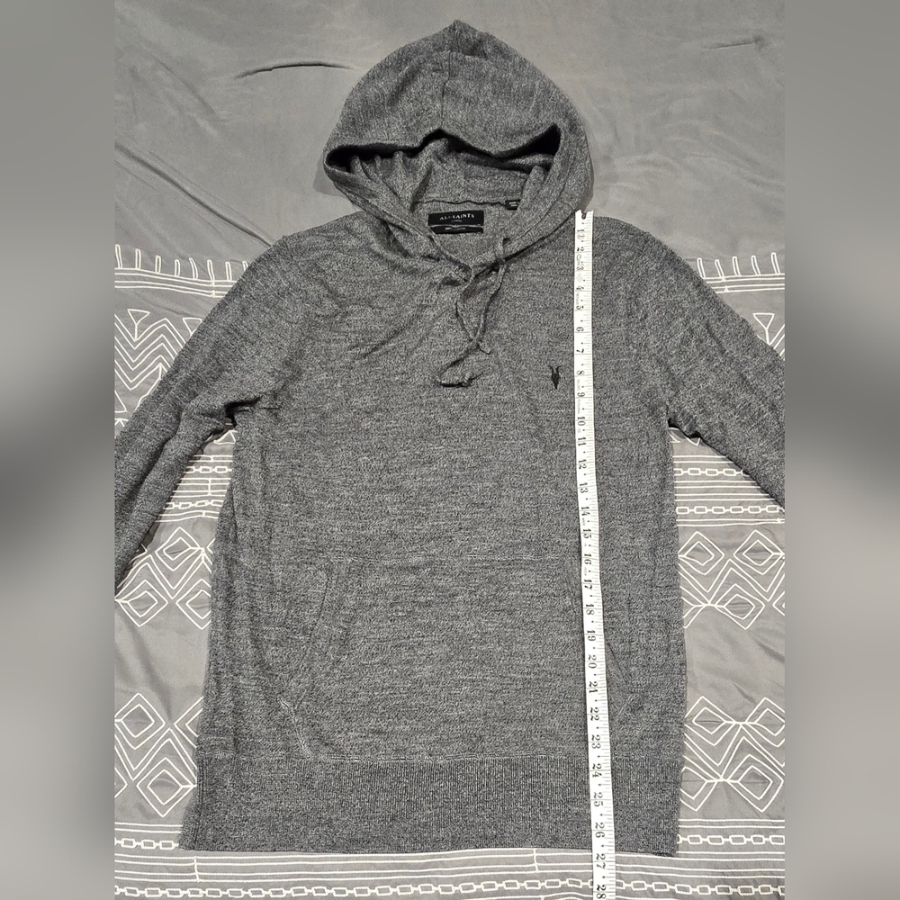 All Saints Mode Merino Hoodie Size Large - Picture 5 of 9